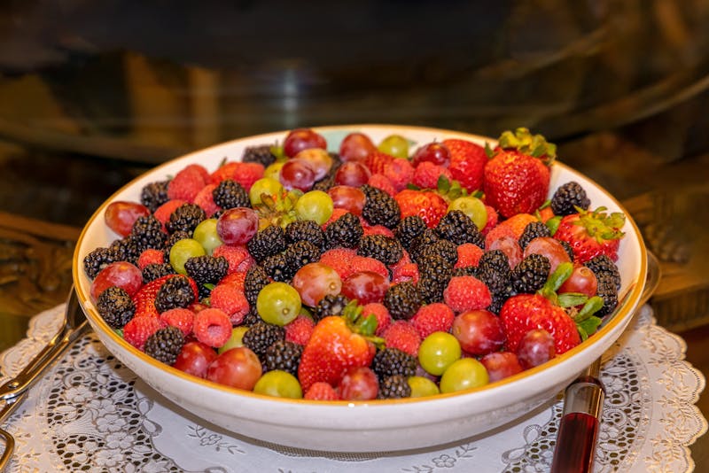 Seasonal fruit platter catering